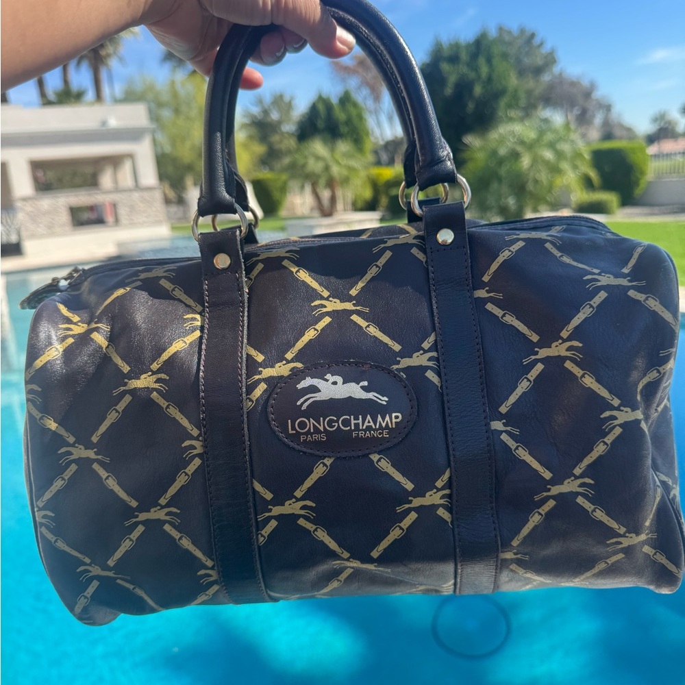 Longchamp leather tote